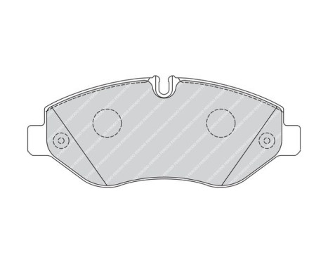 Brake Pad Set, disc brake PREMIER ECO FRICTION FVR4036 Ferodo, Image 4