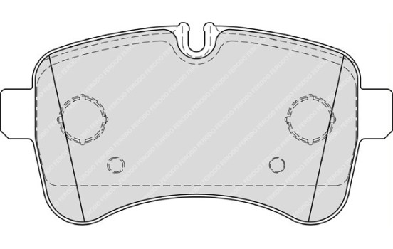 Brake Pad Set, disc brake PREMIER ECO FRICTION FVR4037 Ferodo, Image 2