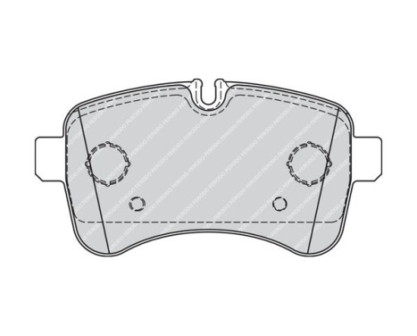 Brake Pad Set, disc brake PREMIER ECO FRICTION FVR4037 Ferodo, Image 4