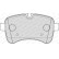 Brake Pad Set, disc brake PREMIER ECO FRICTION FVR4037 Ferodo, Thumbnail 5