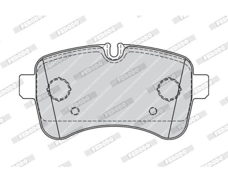 Brake Pad Set, disc brake PREMIER ECO FRICTION FVR4037 Ferodo, Image 4