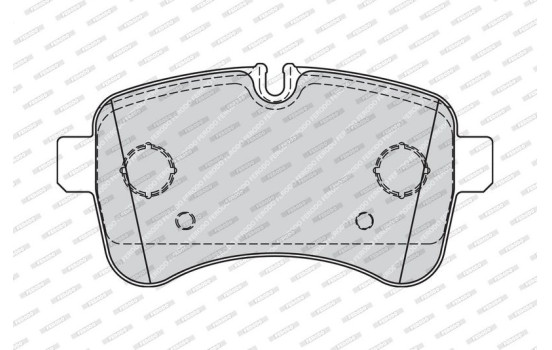 Brake Pad Set, disc brake PREMIER ECO FRICTION FVR4037 Ferodo, Image 4