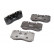 Brake Pad Set, disc brake PREMIER ECO FRICTION FVR4038 Ferodo