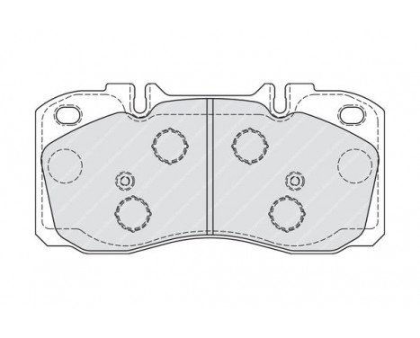 Brake Pad Set, disc brake PREMIER ECO FRICTION FVR4038 Ferodo, Image 3