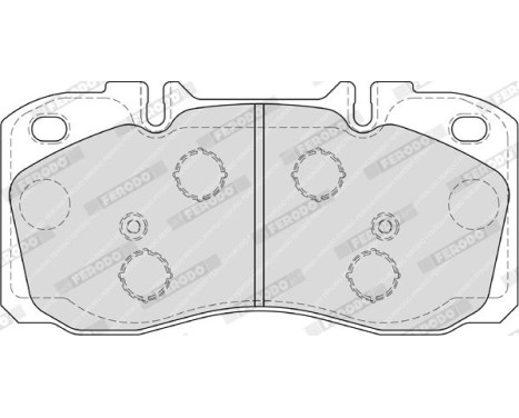 Brake Pad Set, disc brake PREMIER ECO FRICTION FVR4038 Ferodo, Image 4