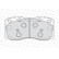 Brake Pad Set, disc brake PREMIER ECO FRICTION FVR4038 Ferodo, Thumbnail 3