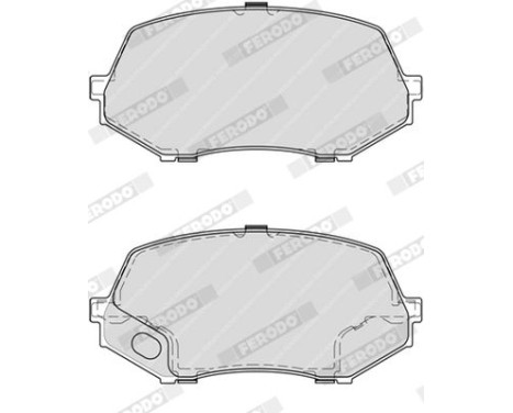 Brake Pad Set, disc brake PREMIER ECO FRICTION FVR4253 Ferodo, Image 3