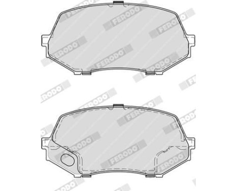 Brake Pad Set, disc brake PREMIER ECO FRICTION FVR4253 Ferodo, Image 3