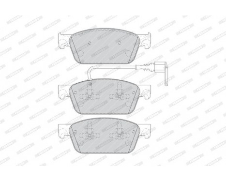 Brake Pad Set, disc brake PREMIER ECO FRICTION FVR4302 Ferodo, Image 2