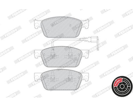 Brake Pad Set, disc brake PREMIER ECO FRICTION FVR4302 Ferodo, Image 3