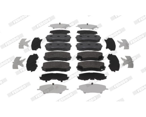 Brake Pad Set, disc brake PREMIER ECO FRICTION FVR4314 Ferodo, Image 3