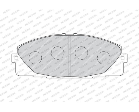 Brake Pad Set, disc brake PREMIER ECO FRICTION FVR4327 Ferodo, Image 4