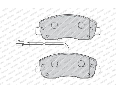 Brake Pad Set, disc brake PREMIER ECO FRICTION FVR4347 Ferodo, Image 3