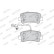 Brake Pad Set, disc brake PREMIER ECO FRICTION FVR4348 Ferodo, Thumbnail 3