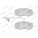 Brake Pad Set, disc brake PREMIER ECO FRICTION FVR4349 Ferodo, Thumbnail 3