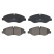 Brake Pad Set, disc brake PREMIER ECO FRICTION FVR4375 Ferodo