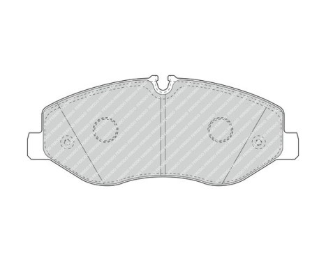 Brake Pad Set, disc brake PREMIER ECO FRICTION FVR4375 Ferodo, Image 3