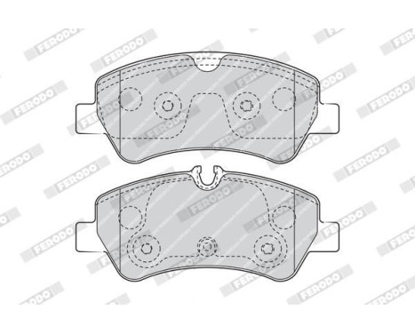 Brake Pad Set, disc brake PREMIER ECO FRICTION FVR4398 Ferodo, Image 3