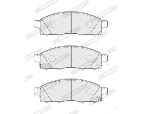 Brake Pad Set, disc brake PREMIER ECO FRICTION FVR4415 Ferodo, Image 3