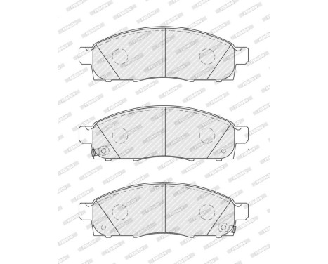 Brake Pad Set, disc brake PREMIER ECO FRICTION FVR4415 Ferodo, Image 3