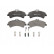 Brake Pad Set, disc brake PREMIER ECO FRICTION FVR4429 Ferodo