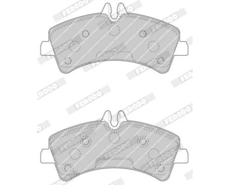 Brake Pad Set, disc brake PREMIER ECO FRICTION FVR4429 Ferodo, Image 4