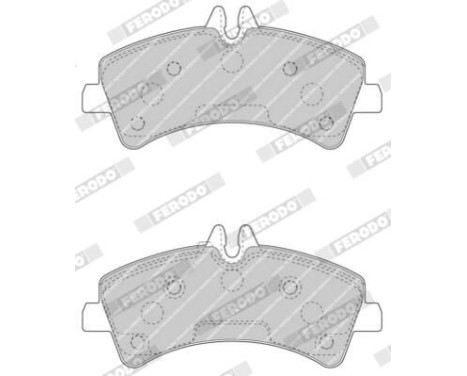 Brake Pad Set, disc brake PREMIER ECO FRICTION FVR4429 Ferodo, Image 4