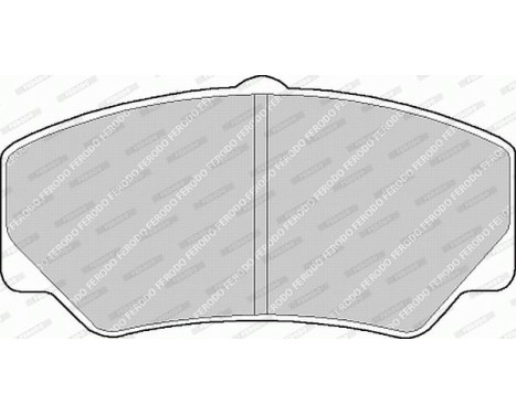 Brake Pad Set, disc brake PREMIER ECO FRICTION FVR450 Ferodo, Image 3