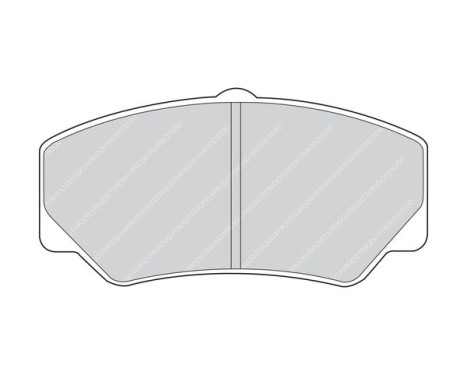 Brake Pad Set, disc brake PREMIER ECO FRICTION FVR450 Ferodo, Image 4