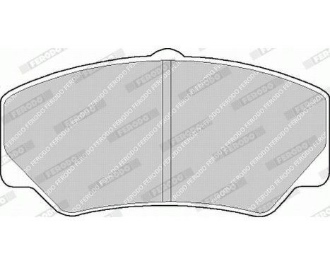 Brake Pad Set, disc brake PREMIER ECO FRICTION FVR450 Ferodo, Image 5