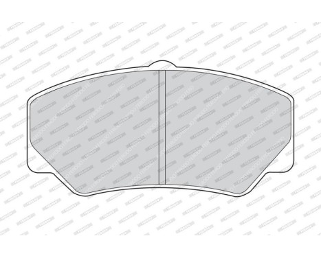 Brake Pad Set, disc brake PREMIER ECO FRICTION FVR450 Ferodo, Image 4