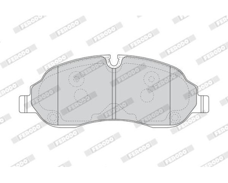 Brake Pad Set, disc brake PREMIER ECO FRICTION FVR4661 Ferodo, Image 2