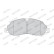 Brake Pad Set, disc brake PREMIER ECO FRICTION FVR4661 Ferodo, Thumbnail 2