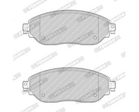 Brake Pad Set, disc brake PREMIER ECO FRICTION FVR4840 Ferodo, Image 3