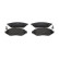 Brake Pad Set, disc brake PREMIER ECO FRICTION FVR4840 Ferodo, Thumbnail 2