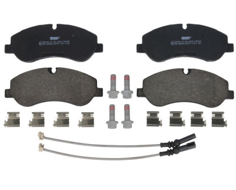 Brake Pad Set, disc brake PREMIER ECO FRICTION FVR4909 Ferodo