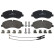 Brake Pad Set, disc brake PREMIER ECO FRICTION FVR4909 Ferodo