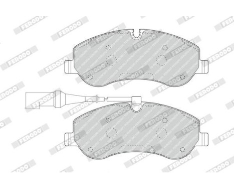 Brake Pad Set, disc brake PREMIER ECO FRICTION FVR4909 Ferodo, Image 3