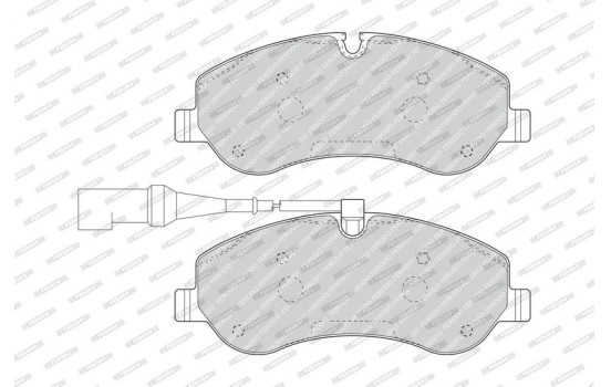 Brake Pad Set, disc brake PREMIER ECO FRICTION FVR4909 Ferodo, Image 3