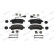 Brake Pad Set, disc brake PREMIER ECO FRICTION FVR4950 Ferodo, Thumbnail 2