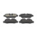 Brake Pad Set, disc brake PREMIER ECO FRICTION FVR5013 Ferodo