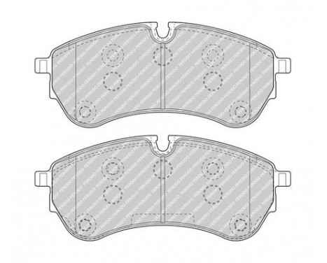 Brake Pad Set, disc brake PREMIER ECO FRICTION FVR5067 Ferodo