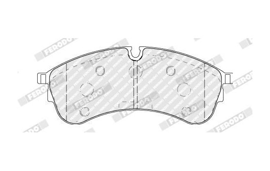 Brake Pad Set, disc brake PREMIER ECO FRICTION FVR5105 Ferodo, Image 3