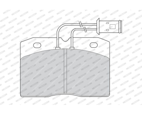 Brake Pad Set, disc brake PREMIER ECO FRICTION FVR511 Ferodo, Image 2