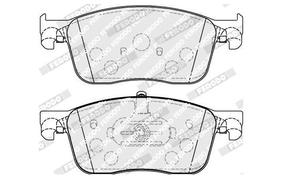 Brake Pad Set, disc brake PREMIER ECO FRICTION FVR5119 Ferodo, Image 2