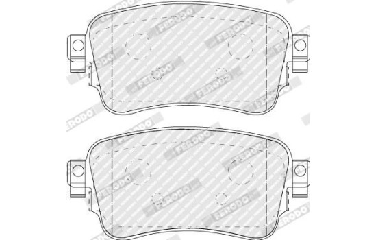 Brake Pad Set, disc brake PREMIER ECO FRICTION FVR5120 Ferodo, Image 2