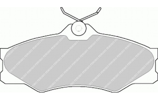 Brake Pad Set, disc brake PREMIER ECO FRICTION FVR517 Ferodo, Image 2