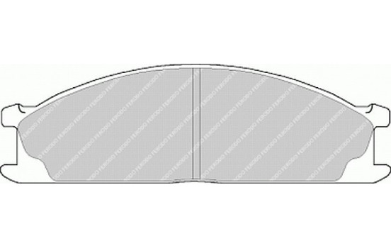Brake Pad Set, disc brake PREMIER ECO FRICTION FVR641 Ferodo, Image 2
