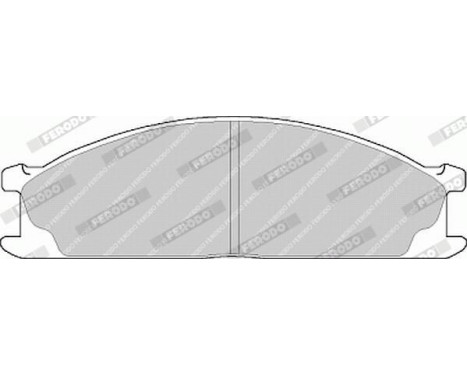 Brake Pad Set, disc brake PREMIER ECO FRICTION FVR641 Ferodo, Image 5