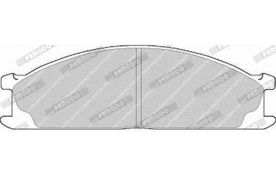 Brake Pad Set, disc brake PREMIER ECO FRICTION FVR641 Ferodo, Image 5